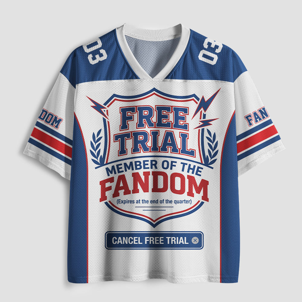 Free Trial Fandom Geek Mesh Jersey