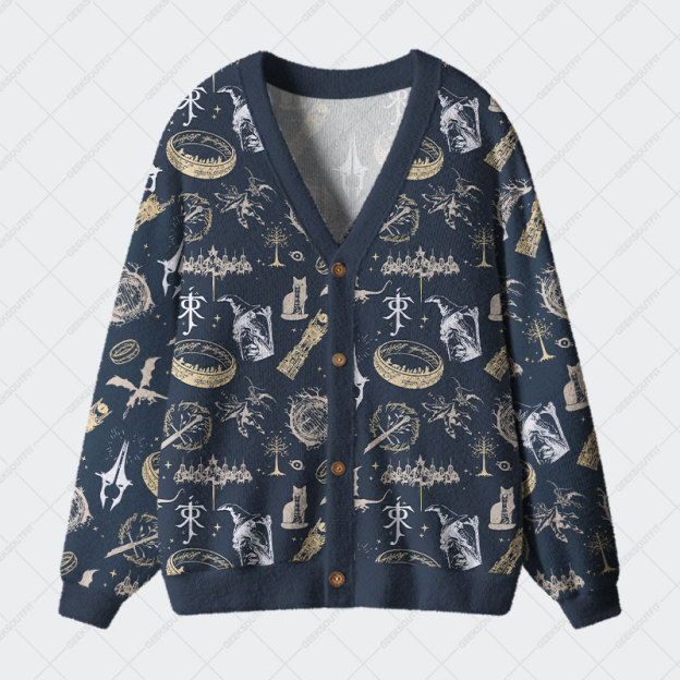 Magic Ring Cool Geek Ugly Cardigan Sweaters 