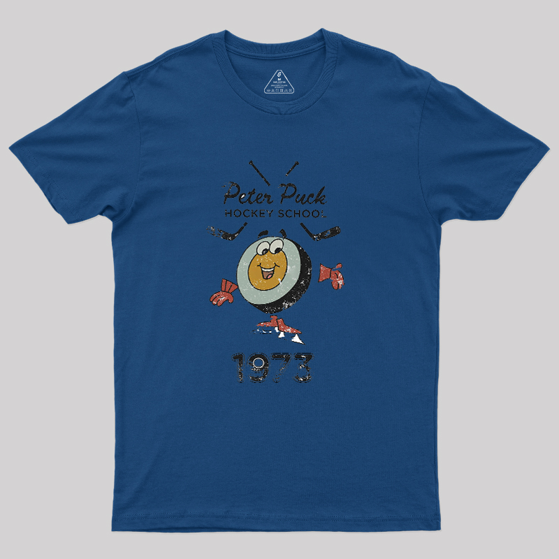 Peter Puck School of Hockey Classic Geek T-Shirt