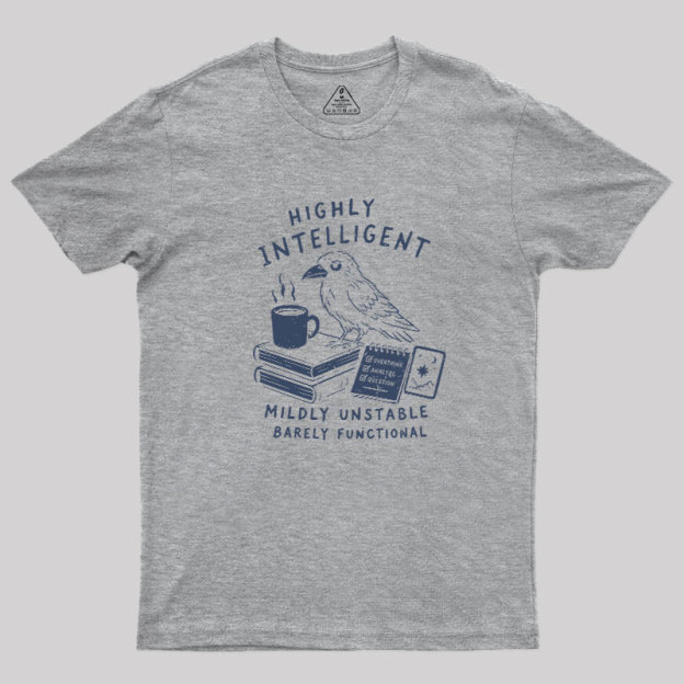The Overthinking Crow Geek T-Shirt