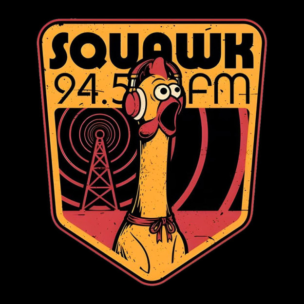 Chicken Radio TV Show Geek T-Shirt