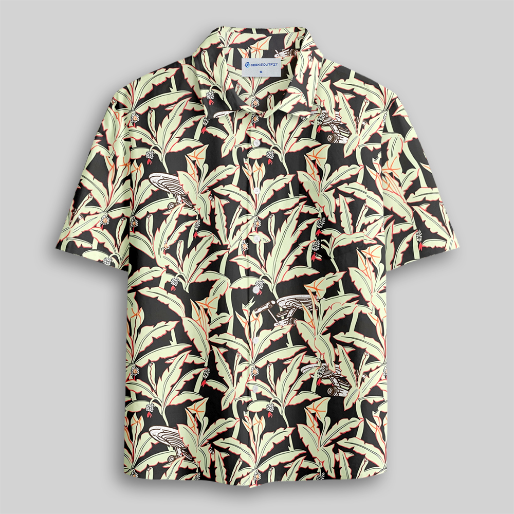 Tropical Voyager Button Up Pocket Shirt