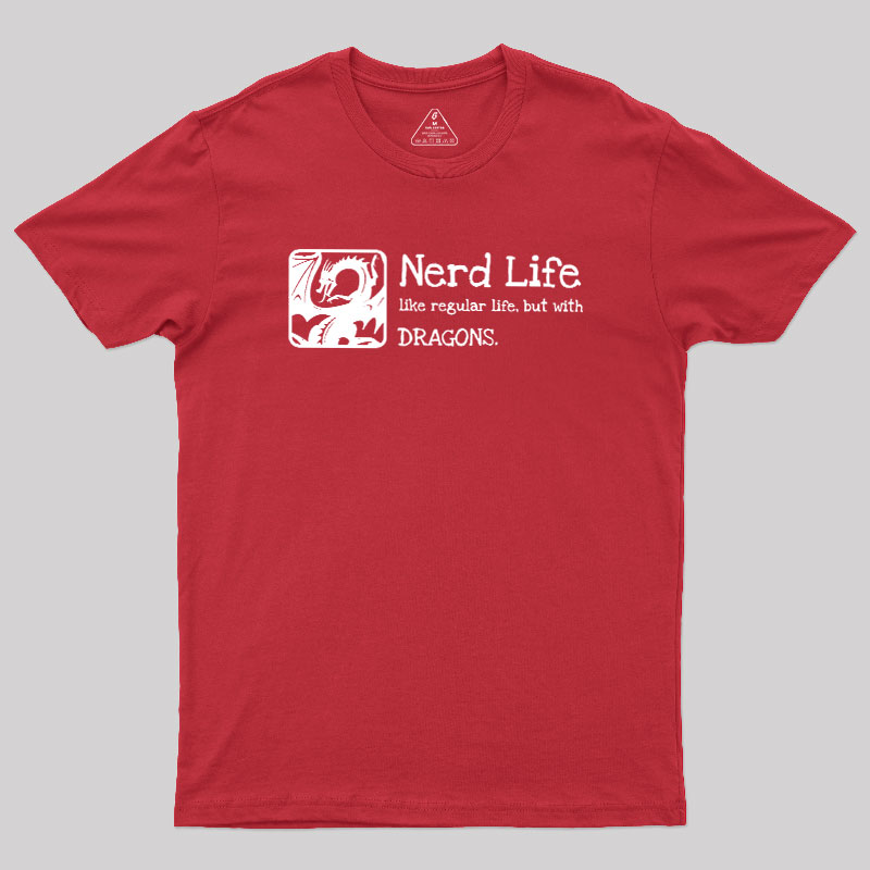 Nerd Life Dungeons Crawler Geek T-Shirt