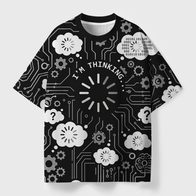 I'm Thinking Geek All-Over Print T-Shirt