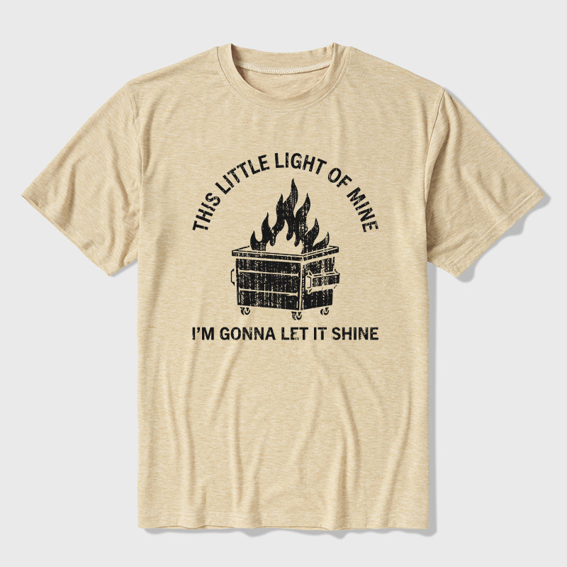Dumpster Fire Ultra Soft Heather Tee