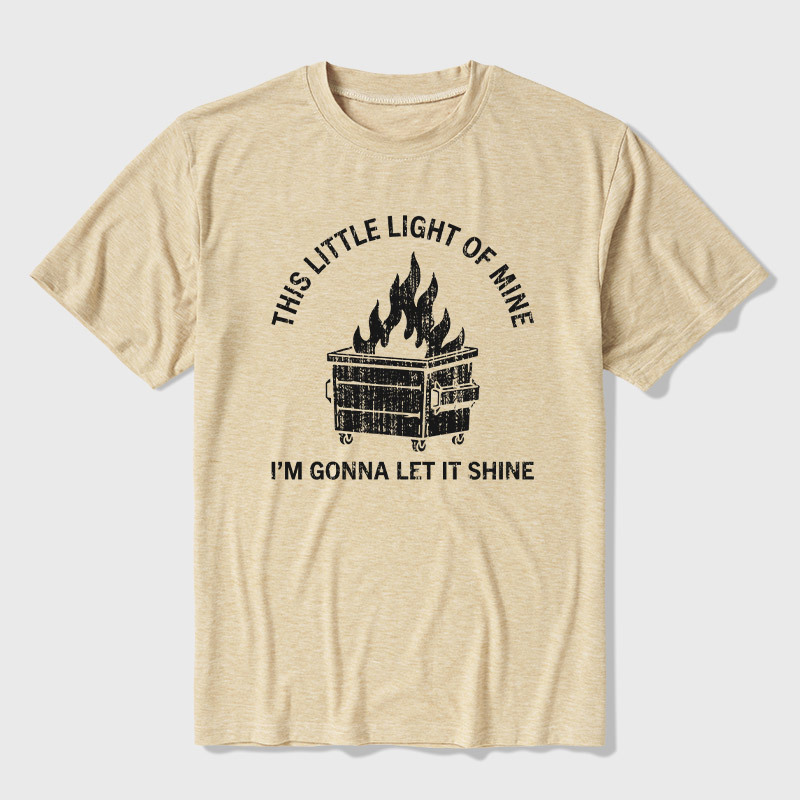 Dumpster Fire Ultra Soft Heather Tee