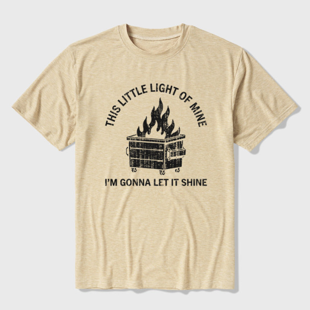Dumpster Fire Ultra Soft Heather Tee