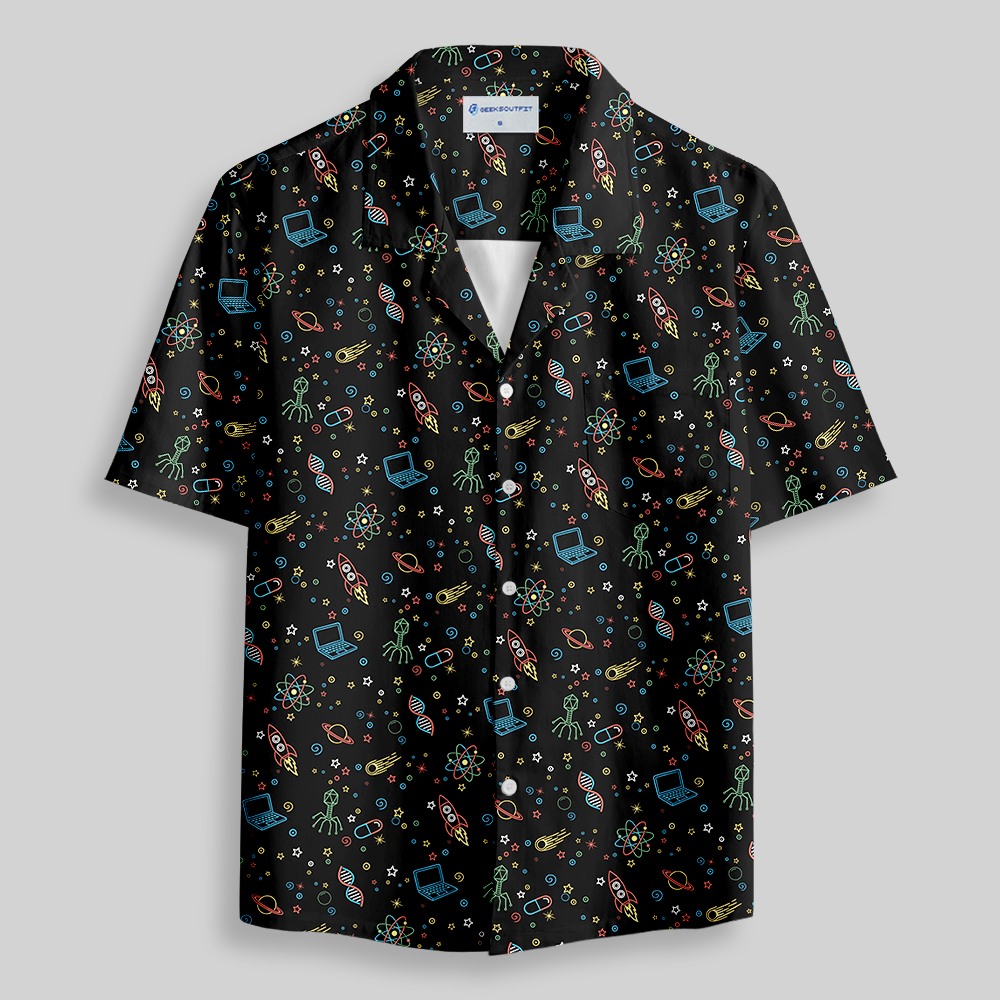 Geeksoutfit Galactic Fleet Button Up Pocket Shirt for Sale