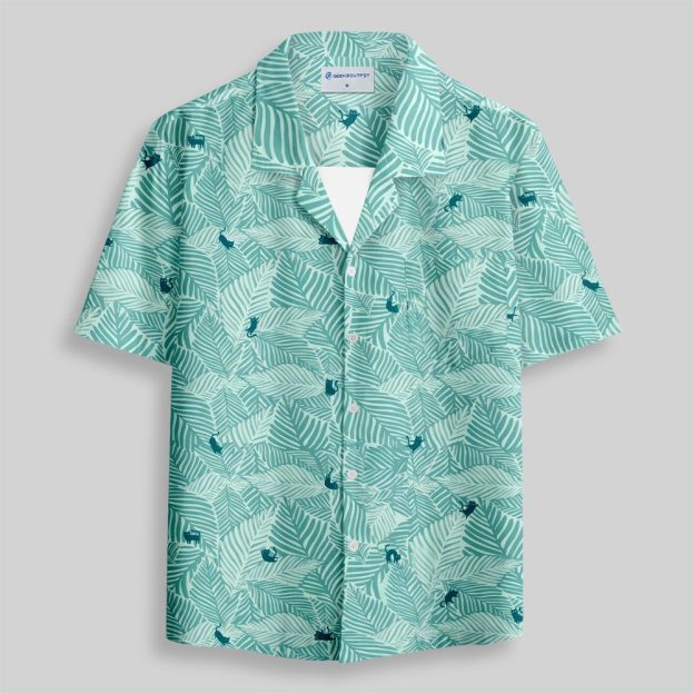Jungle Cats Button Up Pocket Shirt