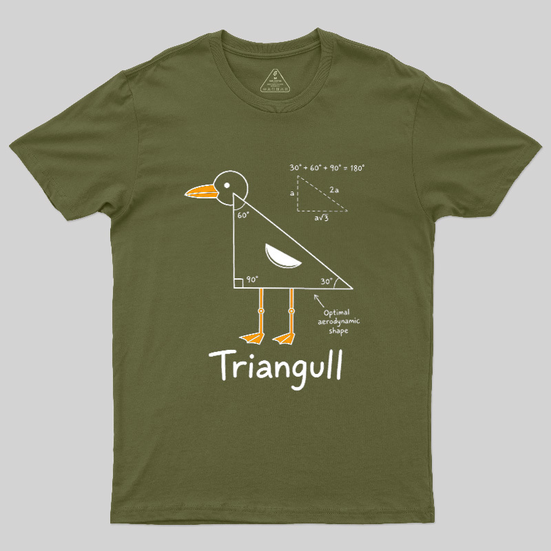 Triangull Geometry Seagull Geek T-Shirt