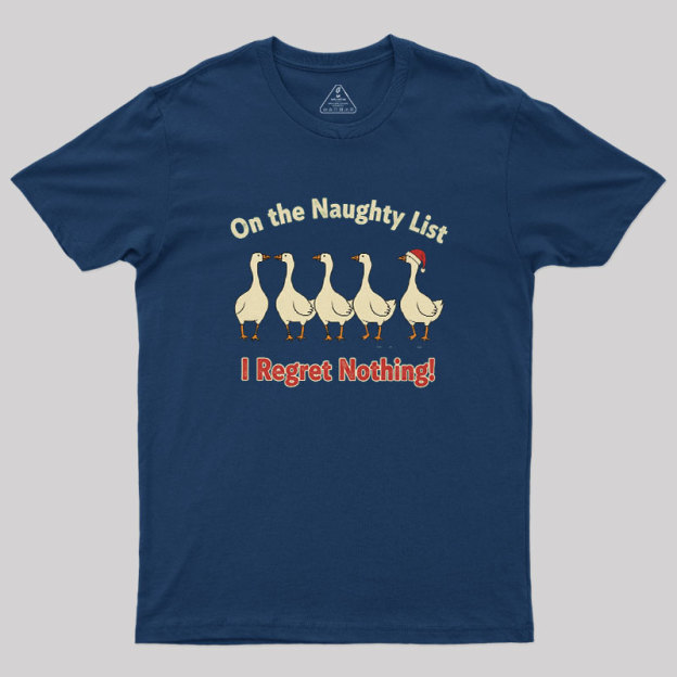 On the Naughty List Geek T-Shirt