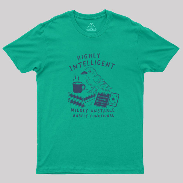 The Overthinking Crow Geek T-Shirt