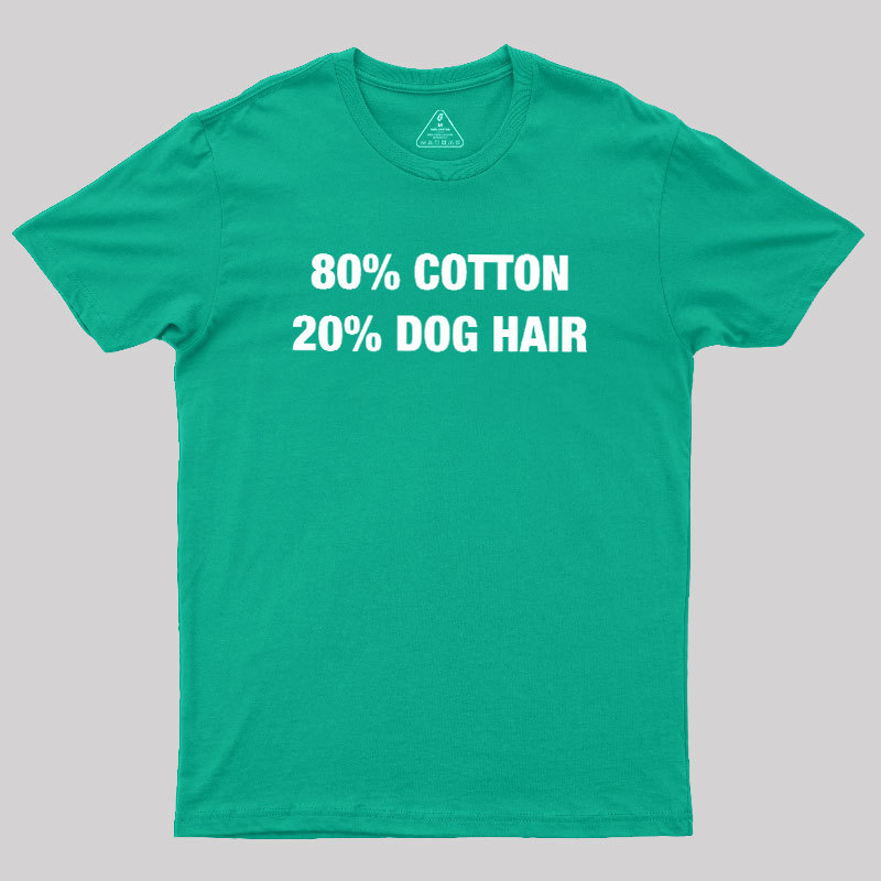 80 Cotton 20 Dog Hair Geek T-Shirt