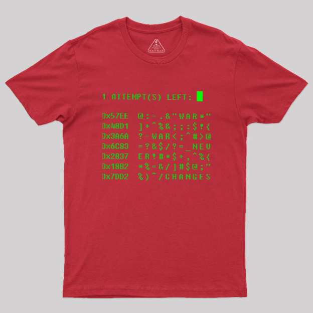 War Never Changes Geek T-Shirt