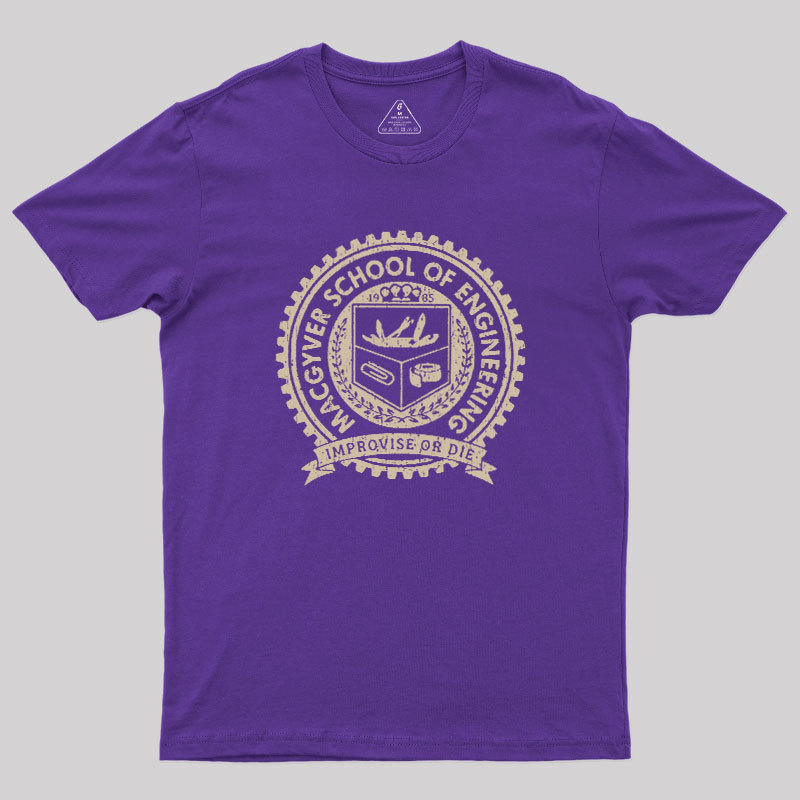 School Of Engineering Vintage Geek T-Shirt