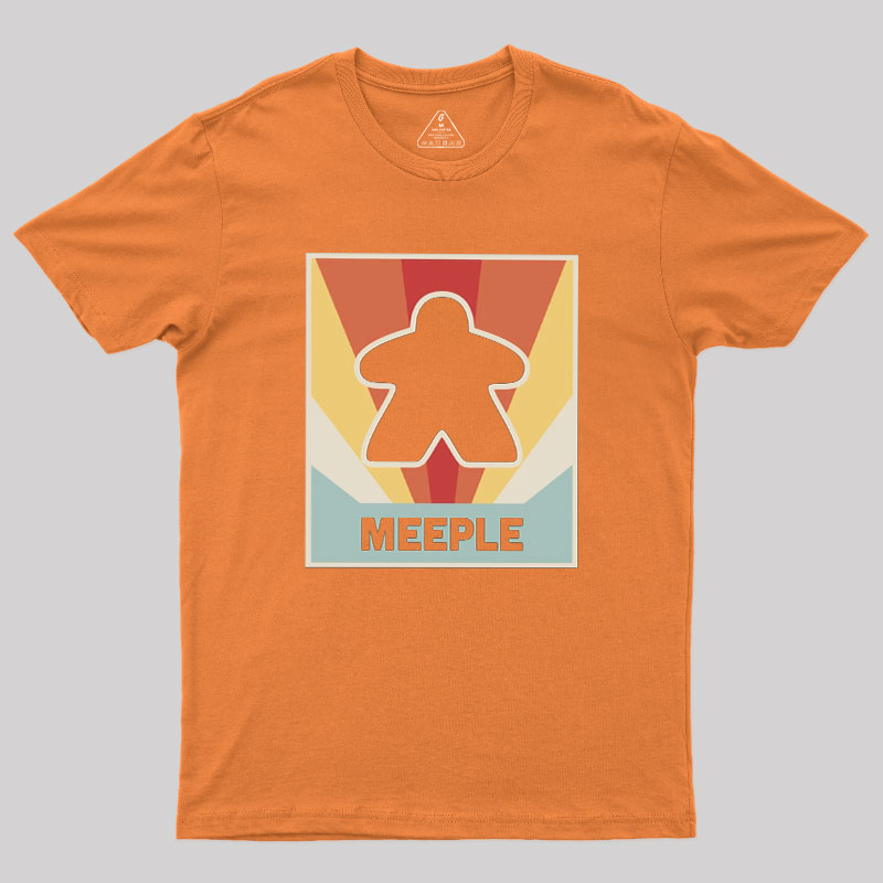 Vintage MEEPLE Boardgame Geek T-Shirt