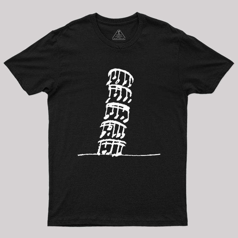 Stacked Music Notes Pun Geek T-Shirt