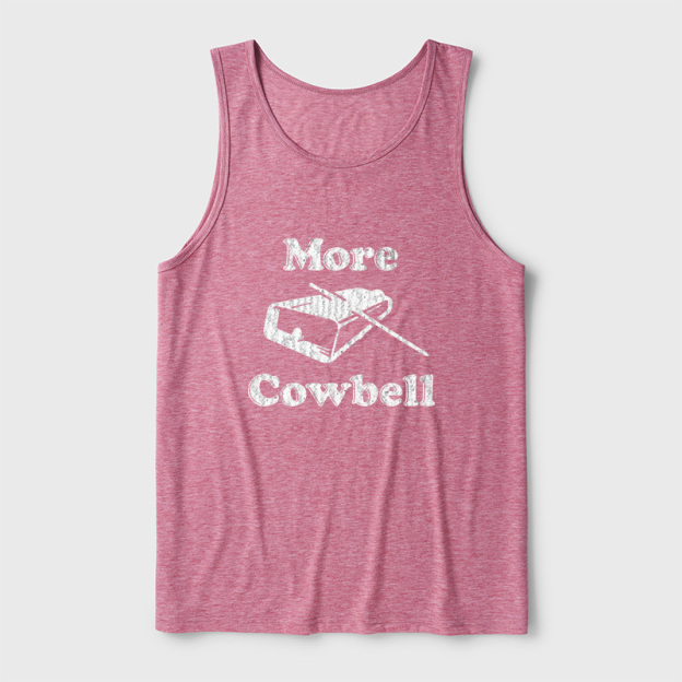 More Cowbell Ultra Soft Heather Tank