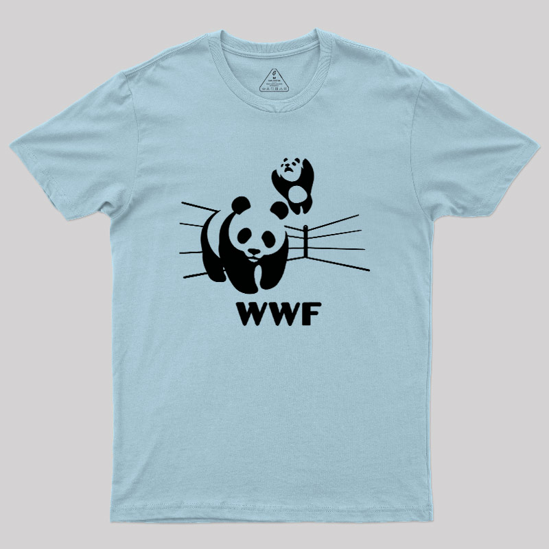 Funny WWF Pandas Geek T-Shirt