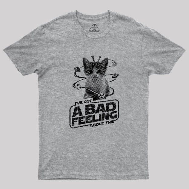 Space Fight Cat Geek T-Shirt