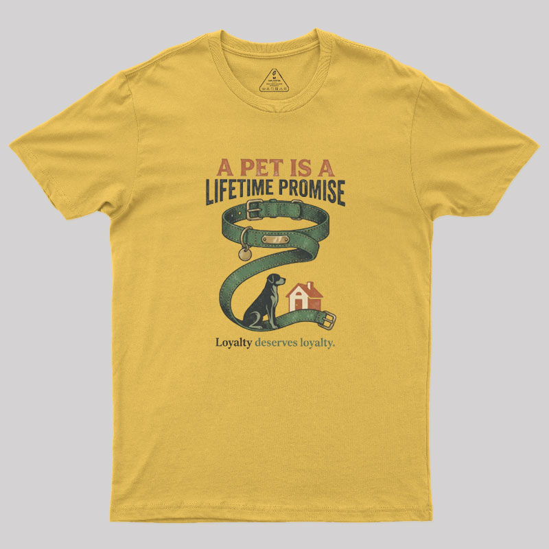 A Pat Is A Lifetime Promise Geek T-Shirt
