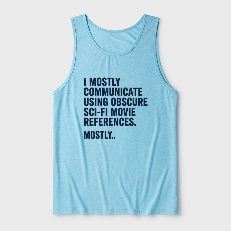 Sci-Fi Movie Reference Ultra Soft Heather Tank