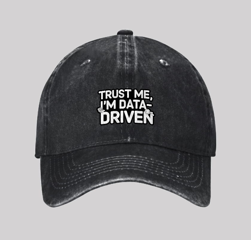 I am Data Driven Washed Vintage Baseball Cap