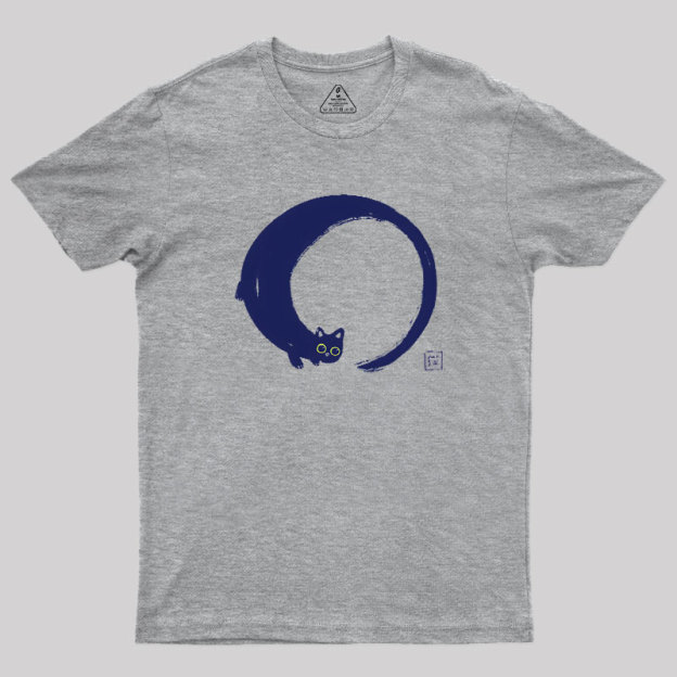 Enso Cat Geek T-Shirt