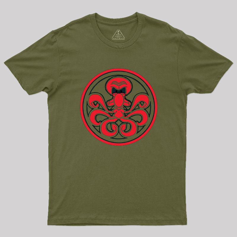 Octopus Who Hates Work Geek T-Shirt