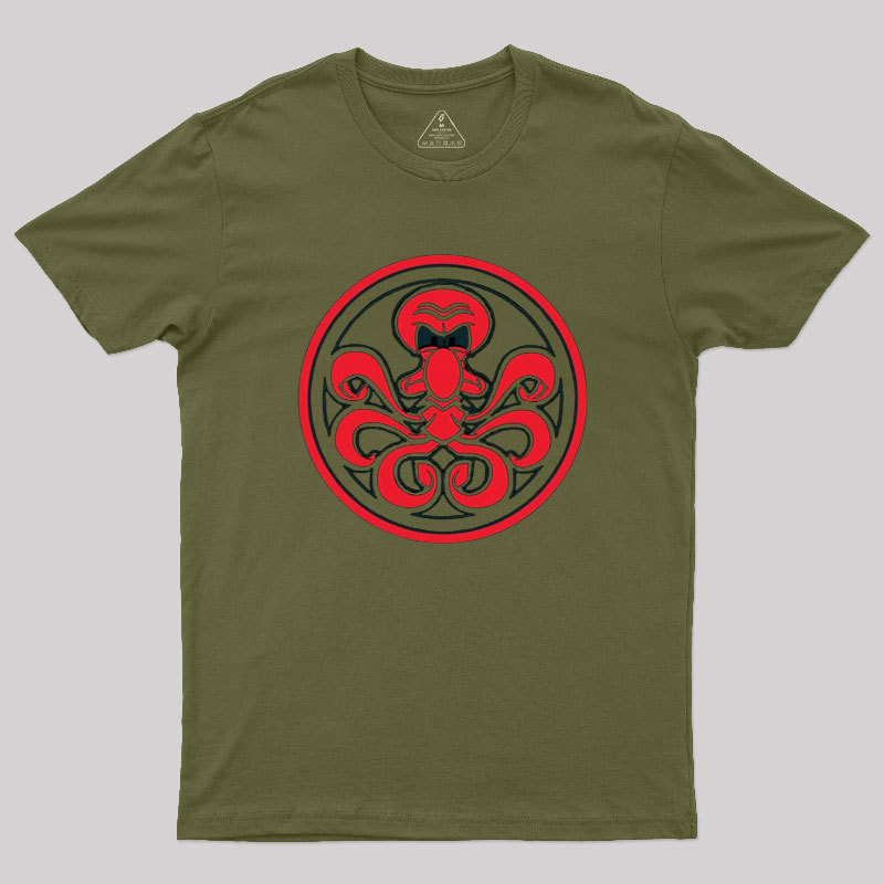 Octopus Who Hates Work Geek T-Shirt
