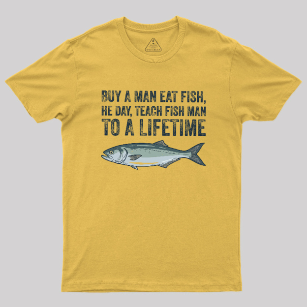 Fish Man Philosophy Geek T-Shirt