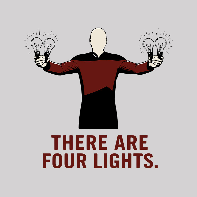 The Four Lights Geek T-Shirt