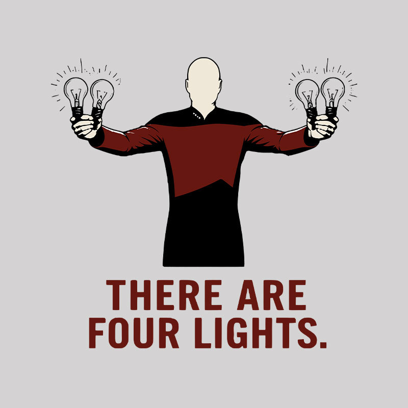 The Four Lights Geek T-Shirt
