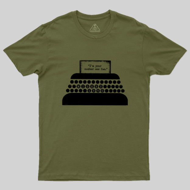 Number One Fan Retro Typewriter Geek T-Shirt