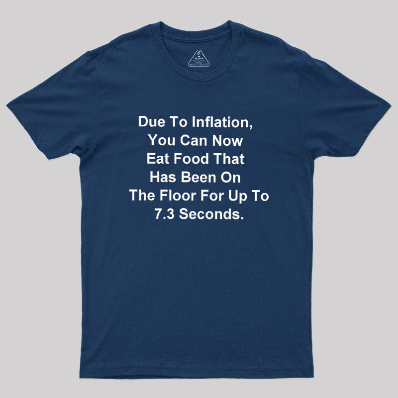 Due to Inflation Geek T-Shirt