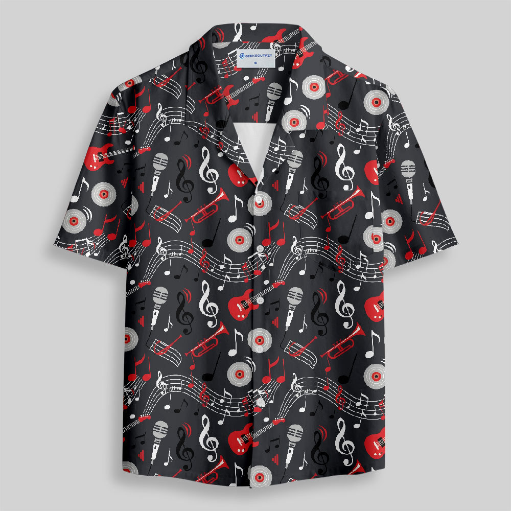 Melody Symphony Button Up Pocket Shirt