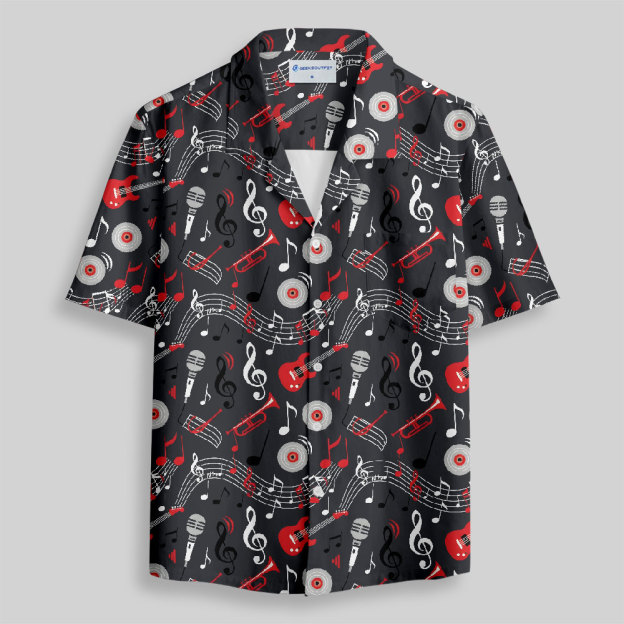 Melody Symphony Button Up Pocket Shirt