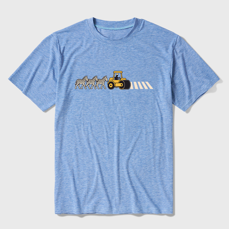 Zebra Crossing Factory Ultra Soft Heather Tee
