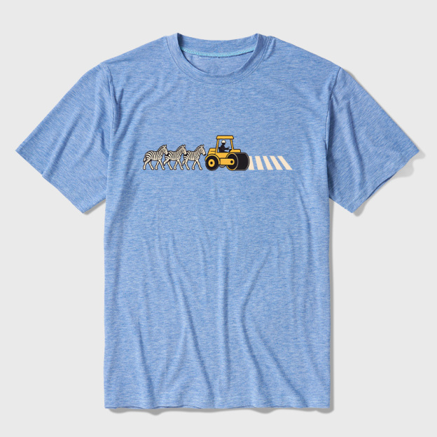 Zebra Crossing Factory Ultra Soft Heather Tee
