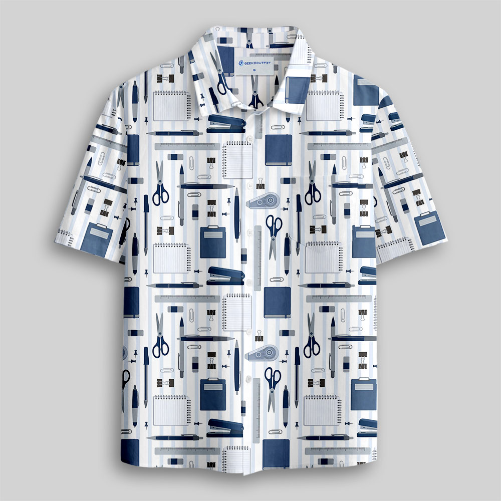 Work Mode Button Up Pocket Shirt