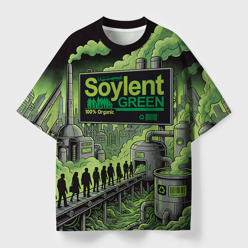 Soylent Green Geek All-Over Print T-Shirt