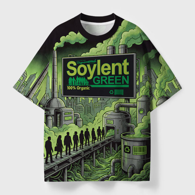 Soylent Green Geek All-Over Print T-Shirt