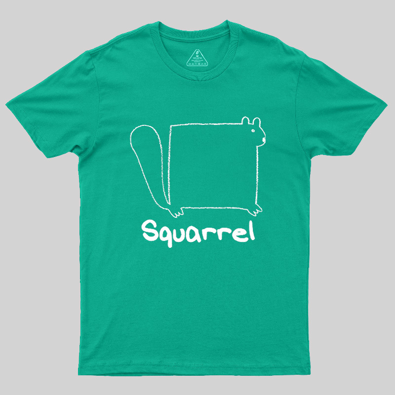 Funny Squarrel Squirrel Meme Geek T-Shirt