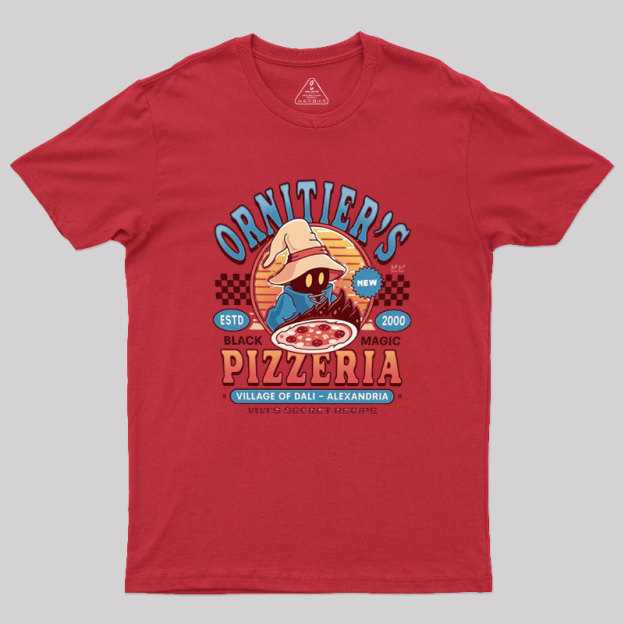 Ornitier Pizzeria Vintage Geek T-Shirt