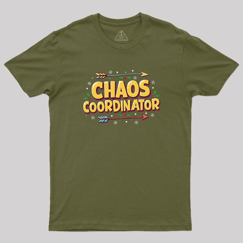 Chaos Coordinator Christmas Geek T-Shirt