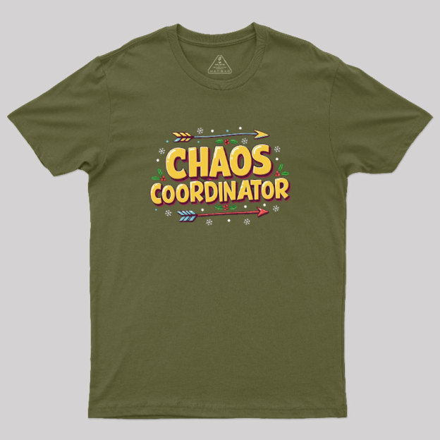 Chaos Coordinator Christmas Geek T-Shirt