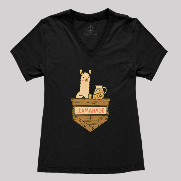 Llamanade Geek Women's V-Neck T-shirt