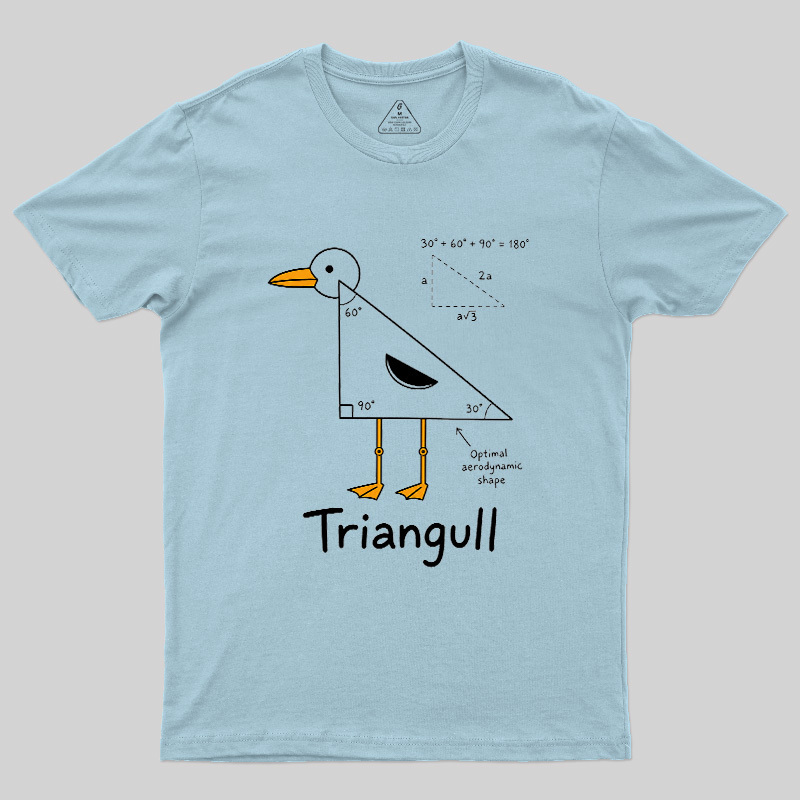 Triangull Geometry Seagull Geek T-Shirt