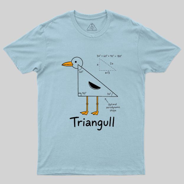 Triangull Geometry Seagull Geek T-Shirt