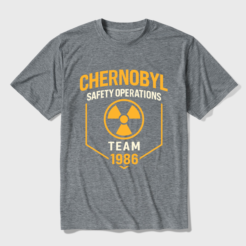 Chernobyl 1986 Safety Operations Team Ultra Soft Heather Tee